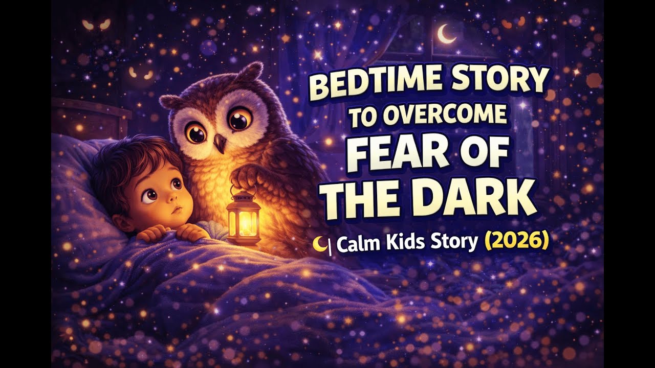 Bedtime Story to Overcome Fear of the Dark 🌙 | Calm Kids Story (2026)