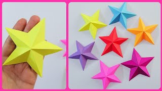 Easy Paper Star in 1 minute | Eid decoration ideas at home screenshot 3