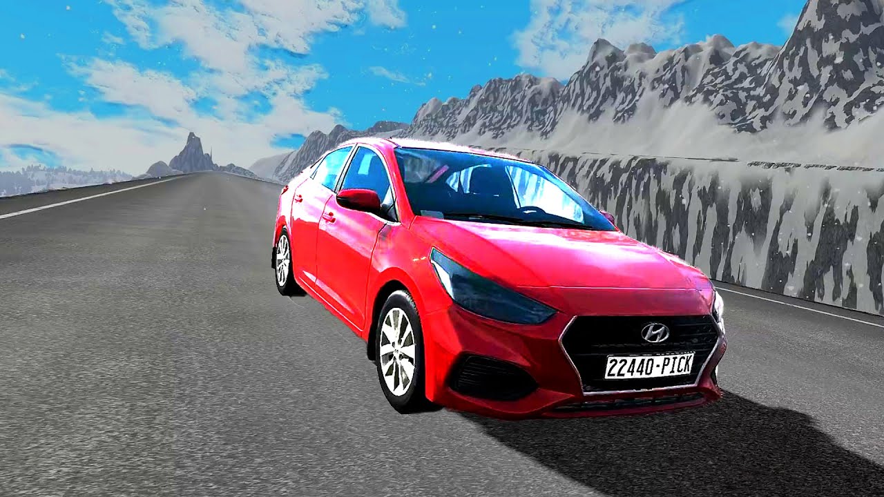 Crazy Cars Jump From Mega Jump To Vantage Point BeamNG Drive YouTube