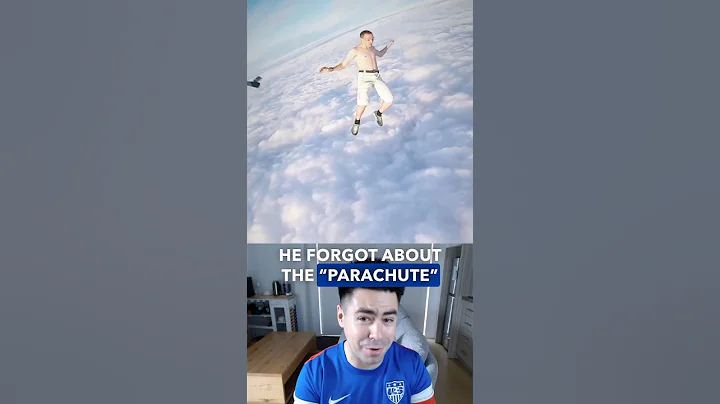 Skydiving with no parachute 😳