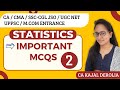 Statistics MCQ | Multiple Choice Questions with Answer | Important MCQs for Statistics | Part - 2 |