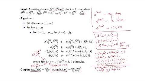 11 - 6  The EM Algorithm for IBM Model 2 (Part 2)