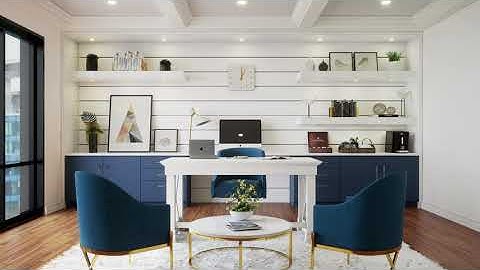 UE4 Archviz - Modern home office design B-Roll