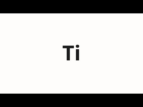 How to pronounce Ti