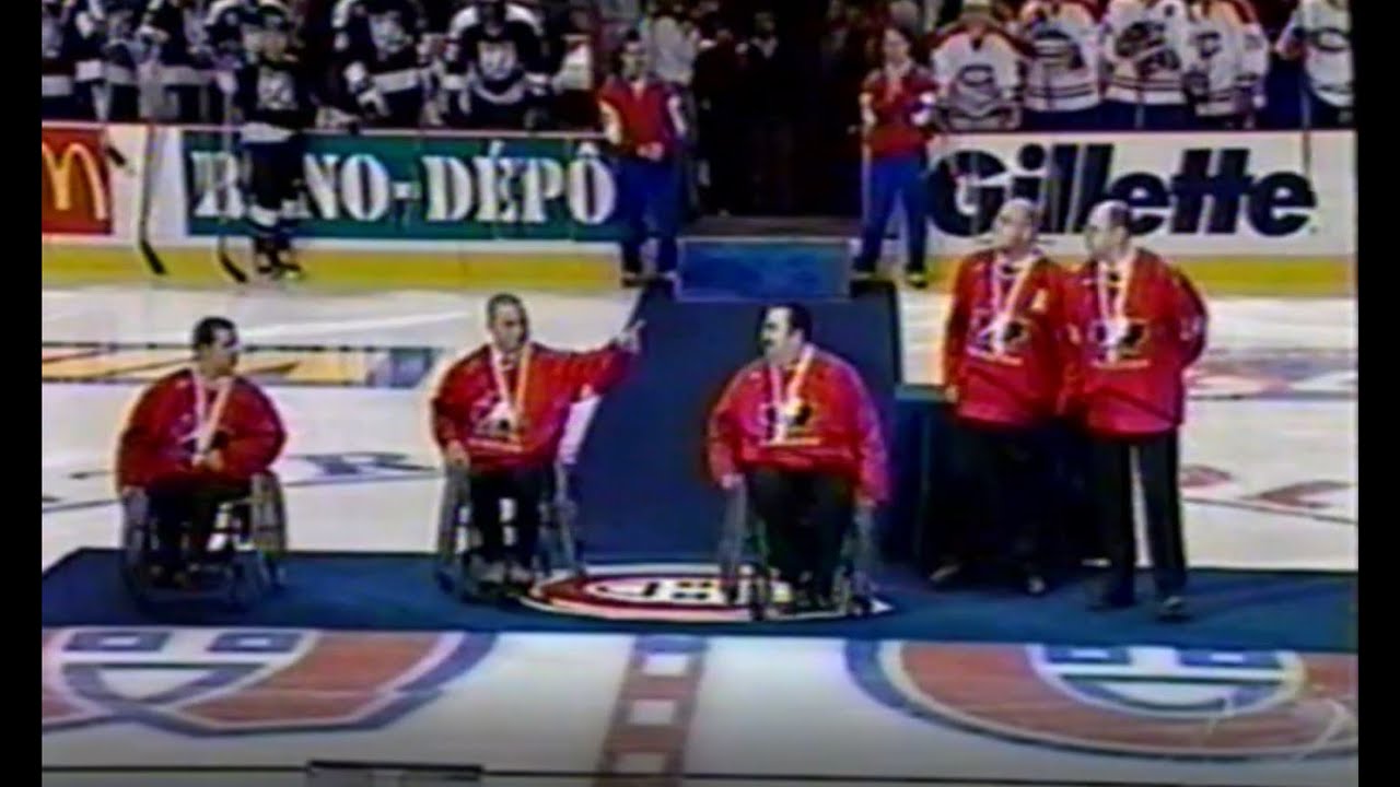 Présentation des paralympiens au Centre Molson -  28 Mars 1998