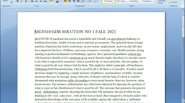 mgt610 GDB fall 2021 solution