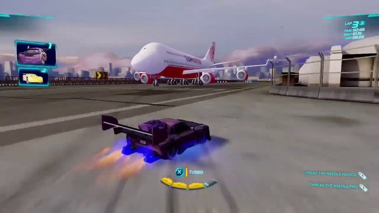Cars 2 The Video Game Boost Runway Tour YouTube