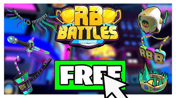 How To Get all RB Battles Event Items For Free In Roblox!