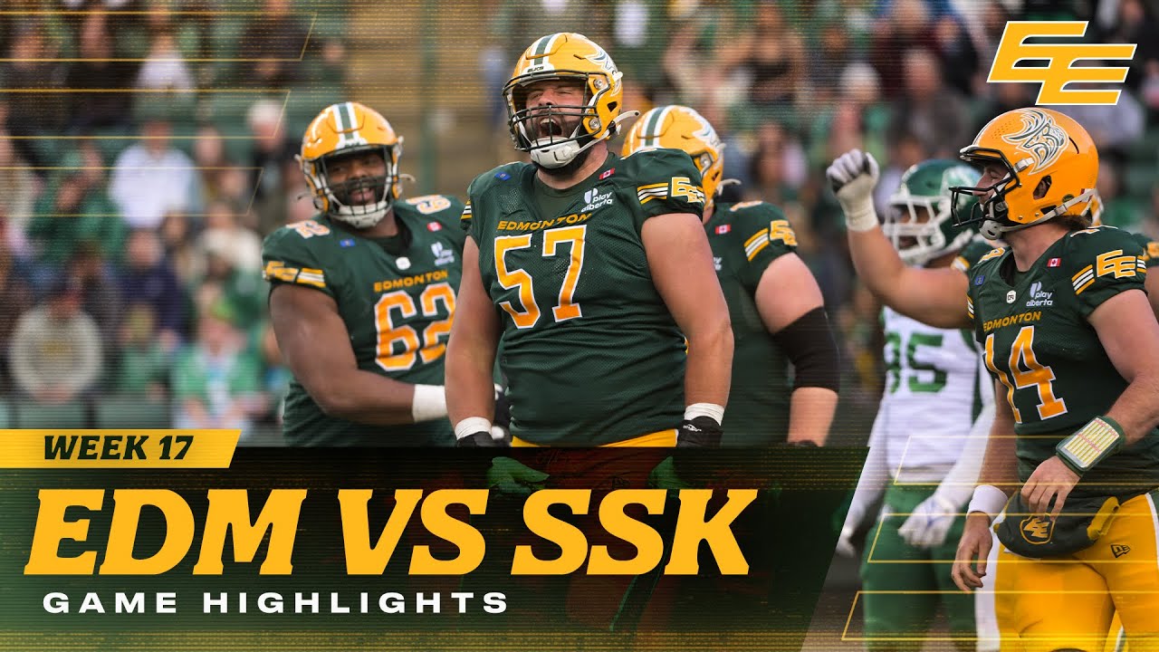 Самые яркие моменты игры: Неделя 17 — «Эдмонтон Элкс» против «Саскачеван Рафрайдерс»