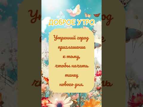 Доброе утро, в городе солнечном #утро #слайдшоу https://slides-how.see.ru/