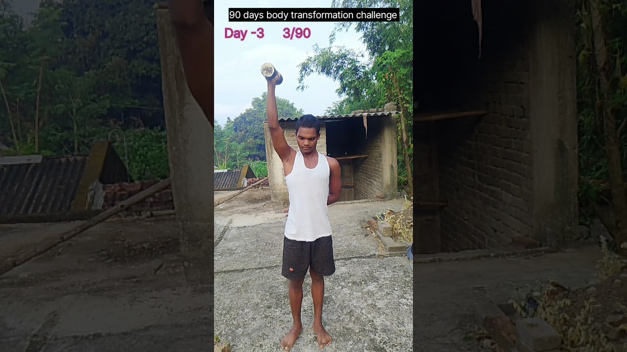 Day 3 of My 90 Days Body Transformation Challenge Teen Fitness 17Year Old Natural Workout Motivation