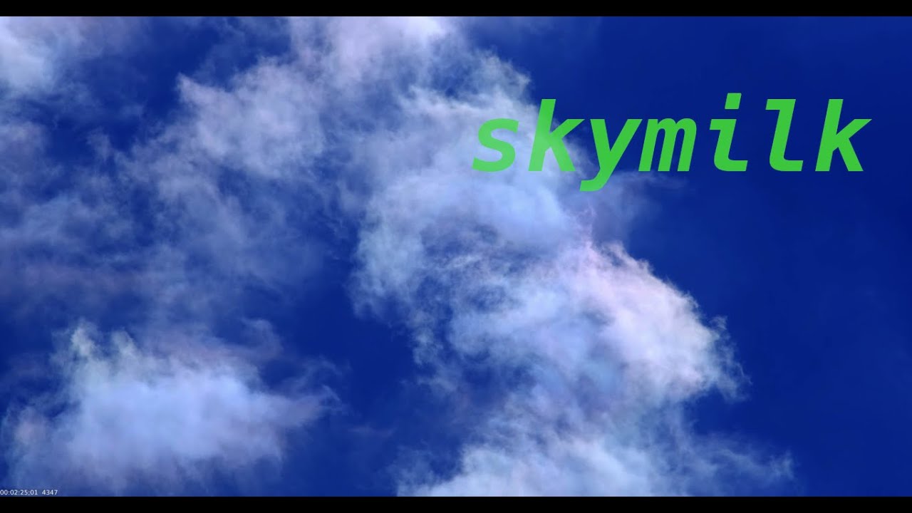 Lorn & Dolor - "The Woods" (4K DCI flocculating skymilk)