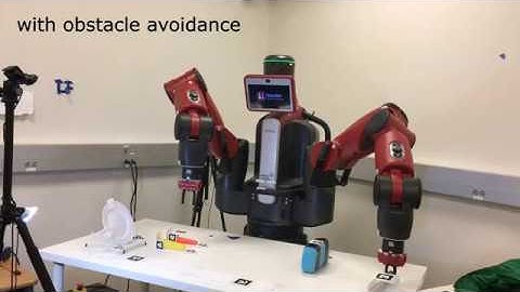 Baxter Kitchen Assistant - Obstacle Avoidance Demo