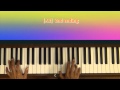 Rainbow Connection Piano Tutorial SLOW