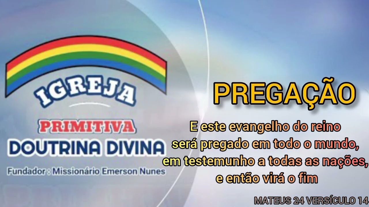 Missionário Emerson Nunes, Goteje a minha doutrina como a chuva, DEUTERONÔMIO 32:2