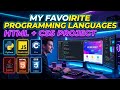 My Favorite Programming Languages List 🌐 | Interactive Webpage Using HTML & CSS