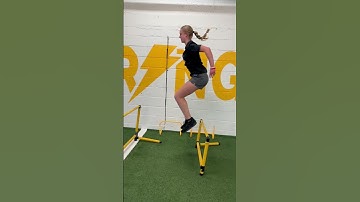 Consecutive hurdle hops into broad jump | HansenAthletics Online