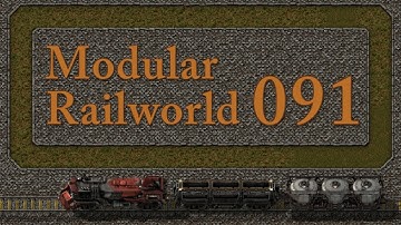 Factorio Modular Railworld #91 - Beginning the West Wall