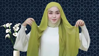 10 GAYA CANTIK SHAWL RAYA TUTORIAL – CARA PAKAI TUDUNG SHAWL SIMPLE CANTIK & RINGKAS – QotrunNada