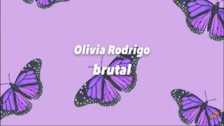 Olivia Rodrigo - brutal (Lyrics)