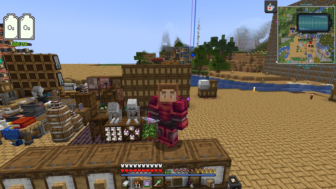 Minecraft. Create Astral. Space Reborn. Episode 272. Day1741.Drink Beer Mod. Brewing Beer Part 2