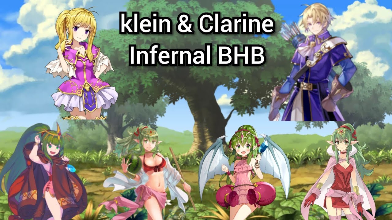 Fire Emblem Heroes: Tiki Emblem vs Klein & Clarine Infernal BHB