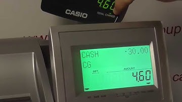 Casio TE 4500 Cash Register