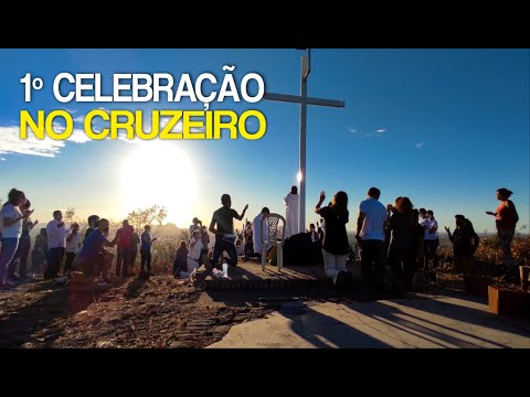 A Subida do Cruzeiro de Quixeramobim foi marcada com a 1° celebração com padre Anderson