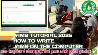How To Write a Jamb Exam On The Computer | Jamb Tutorial 2025 screenshot 2