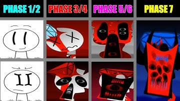 My New Sprunki OC: Henry Stickmin Phase 1, 2, 3, 4, 5, 6, 7 Vs Gray virus sprunki