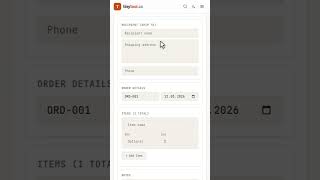 Packing Slip Generator — Free Online Tool | TinyTool.cc