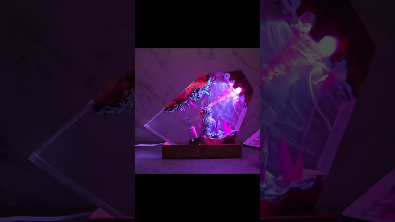 King of Monster Godzilla Resin lamp.