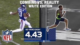 Combine vs. Reality: Odell Beckham Jr., Megatron, Julio Jones, and Gronk | NFL Now