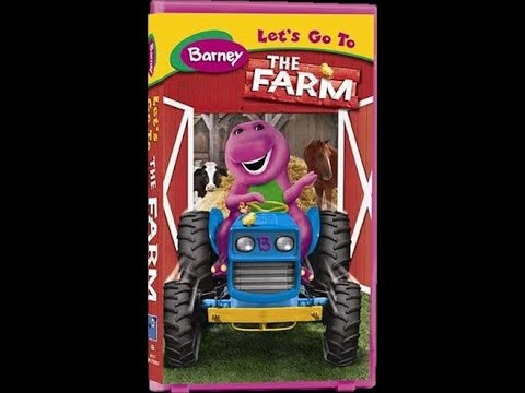 Opening and Closing to Barney Lets Go to the Farm 2005 VHS