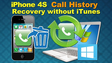 iPhone 4S Call History Recovery: How to Retrieve Call logs from iPhone 4S directly without Backup