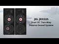 Jbl jrx225 dual 15 two way passive sound system