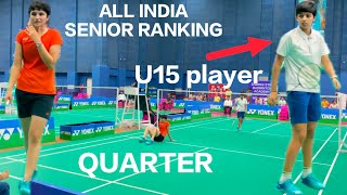 QUARTER | YONEX-SUNRISE ALL INDIA SENIOR RANKING TOURNAMENT HARIYANA TANVI SHARMA V/S UNNATI HOODA