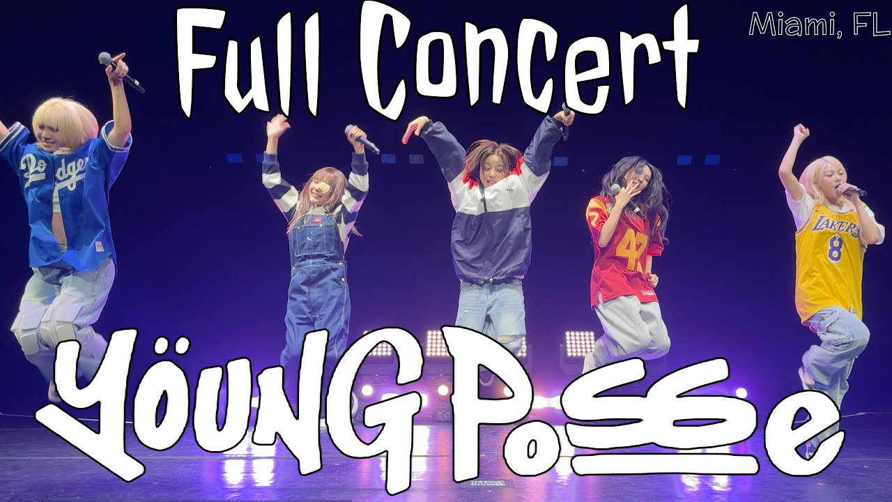 241015 영파씨 YOUNG POSSE - Full concert (23 songs) live @ Miami Theater Center, Miami, FL 4K Fancam
