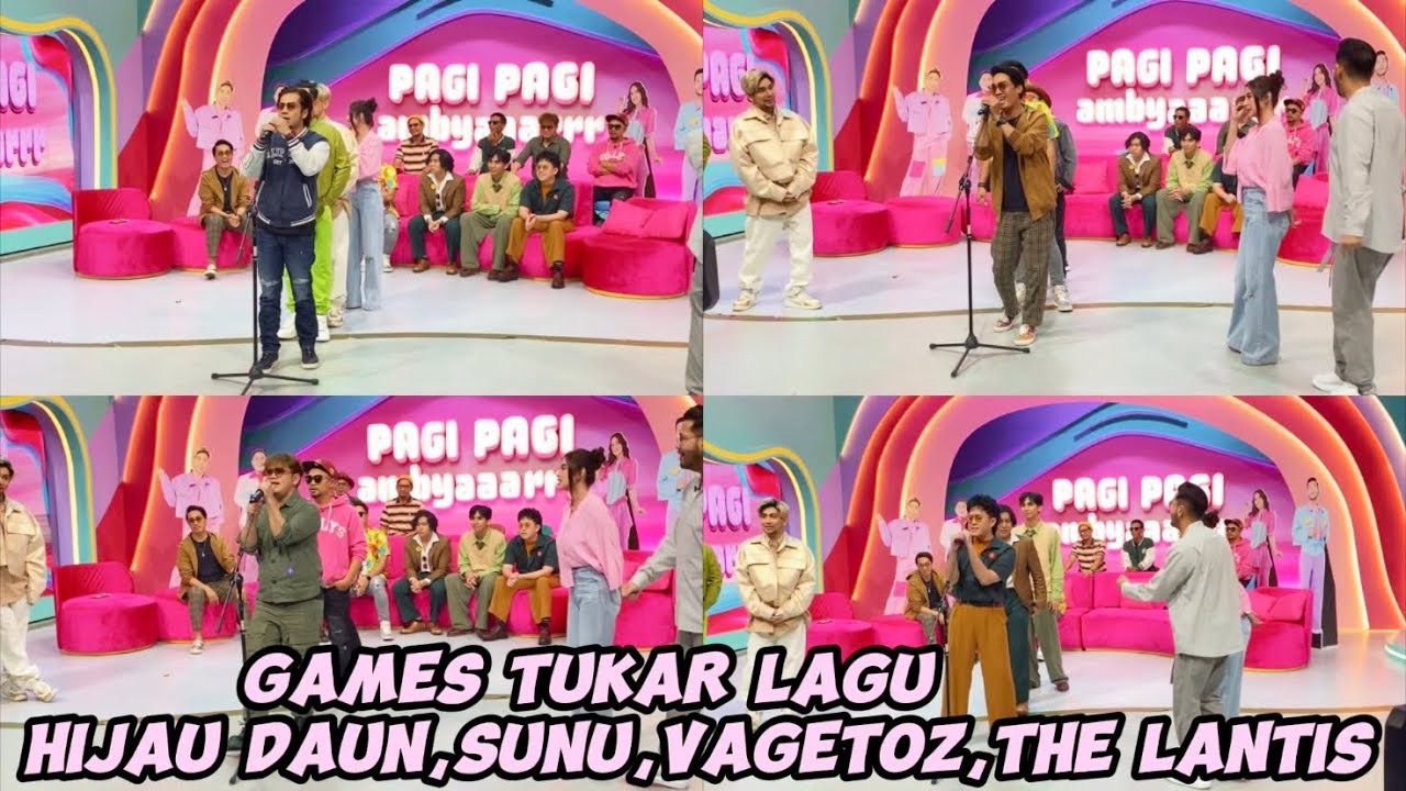 GAMES TUKAR LAGU - VAGETOZ,HIJAU DAUN, SUNU, THE LANTIS BY PERLAN86