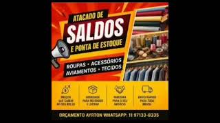 SALDO DE ROUPAS DIRETO DE FÁBRICAS Airton whatsapp 11971338335