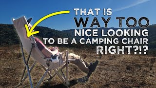 The ICECO HighBack Camping Chair is almost too good looking to take camping