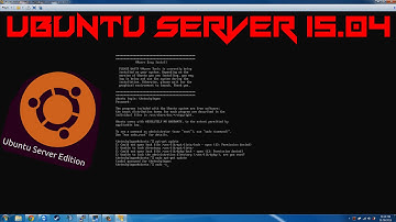 TheTechPlague - Ubuntu Server 15.04 Setup / Installation - Basic usage  (VMWARE)