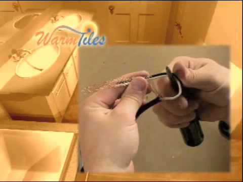 Warm Tiles Installation - 120V Thermostat Wiring - YouTube