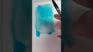 Кобальт бирюзово-голубой Акварель PB28 Watercolor Cobalt Turquoise blue