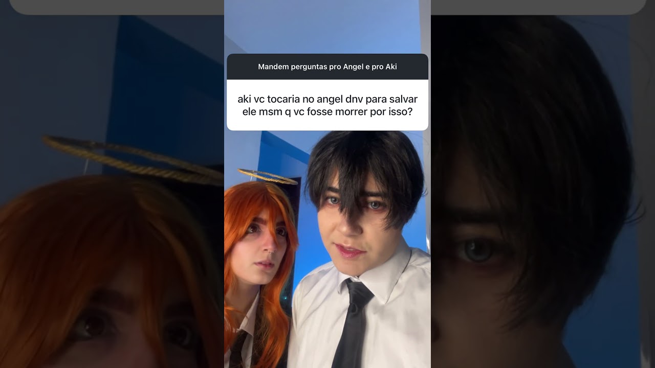 AKI E ANGEL RESPONDEM!! #cosplay #chainsawman ​⁠ @Nandalorenzine