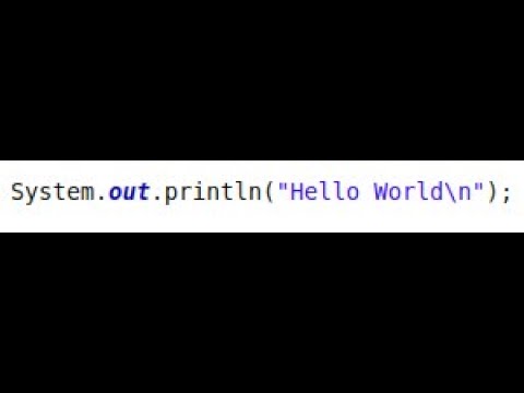 Java Tutorial | First Program | Hello World