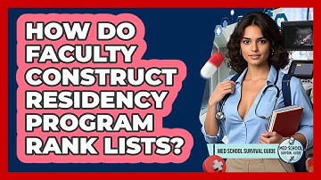 How Do Faculty Construct Residency Program Rank Lists? - Med School Survival Guide