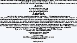Try to cross compile C++ for Windows on Arch Linux with Clang++