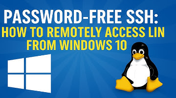 #1 Connect to a Linux server remotely from a Windows 10 PC