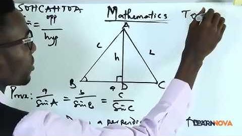 Trigonometry 1, SINE RULE( solving right angle equations)
